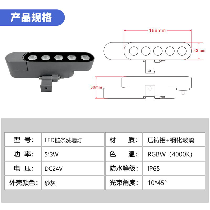 LED鏈條洗墻燈(圖2)